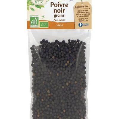 Органски црн бибер во зрна - 80 гр.