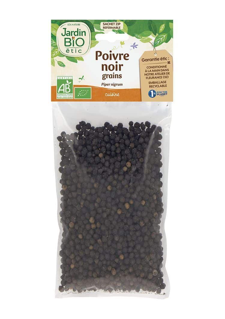 Органски црн бибер во зрна - 80 гр.