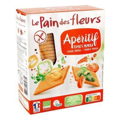 Органски безглутенски галети од домати и пиперка - 150 гр.