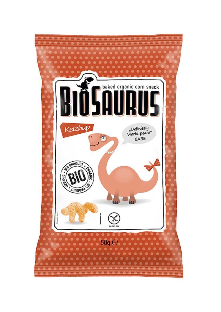 Органски безглутенски флипс за деца, од пченка со кечап - 4 х 15 гр.