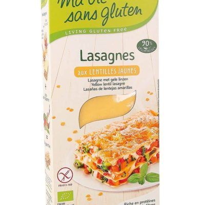 Органска безглутенска лазања од леќа - 250 гр.