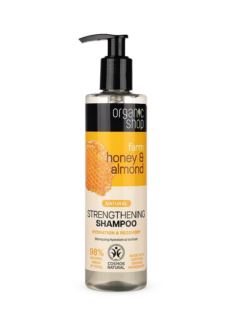 Шампон за коса од мед и бадем - 280 мл.