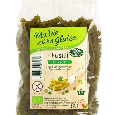 Органски безглуенски фусили од грашок - 250 гр.