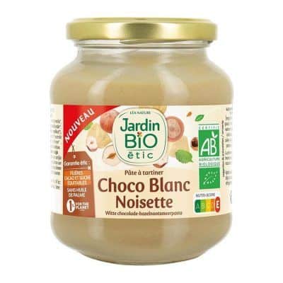 Органски бел крем од лешници - 350 гр.