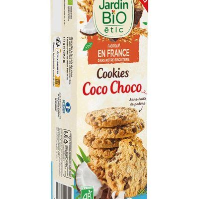 Органски колачиња со кокос и чоколадо - 175 гр.