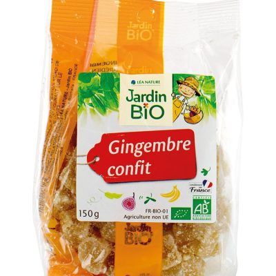 Органски кандиран ѓумбир - 150 гр.