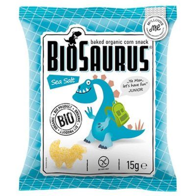 Органски безглутенски флипс  за деца, од пченка со морска сол - 15 гр.