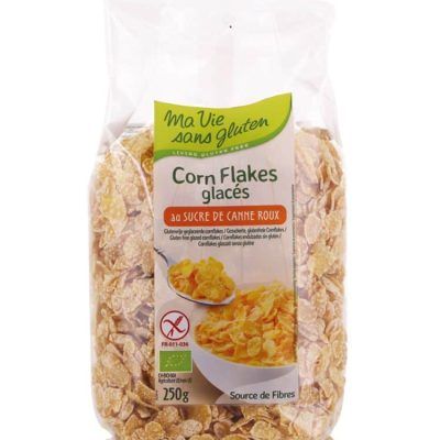 Органски безглутенски глазиран корнфлекс - 250 гр.