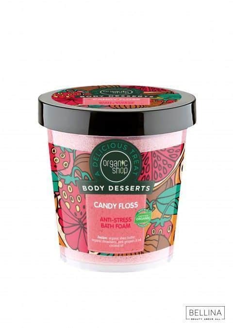 Антистрес пена за капење од јагоди и кокосово масло - 450 мл.