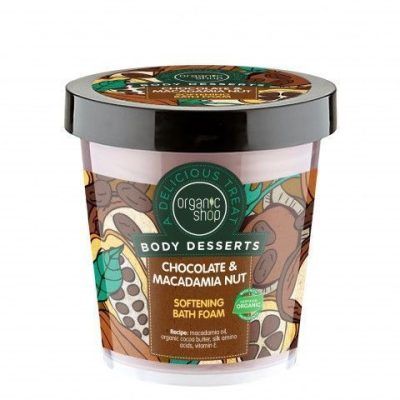 Пена за капење од чоколадо и макадамија - 450 мл.