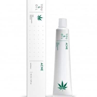 Крема за лице против акни со 5% масло од канабис - 30 мл.