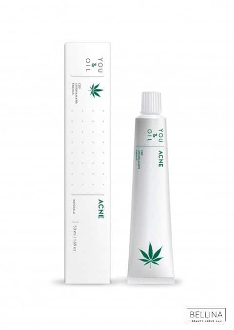Крема за лице против акни со 5% масло од канабис - 30 мл.