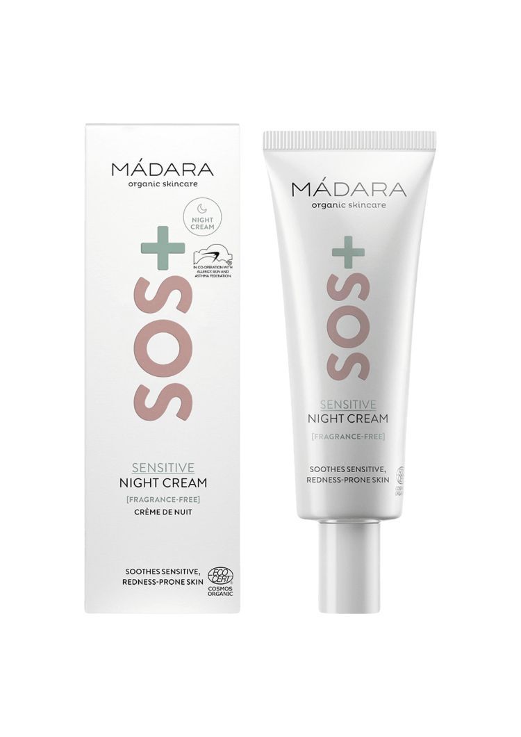 Ноќна крема за лице за сензитивна и иритирана кожа - 70 мл.