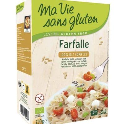 Органски безглутенски фарфали од ориз - 250 гр.