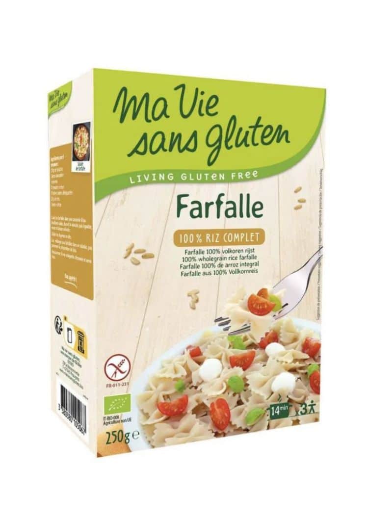 Органски безглутенски фарфали од ориз - 250 гр.