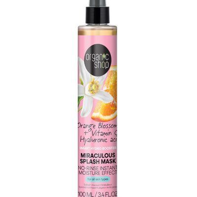 Хидратантна спреј маска за лице од цвет од портокал, витамин Ц и цинк - 100 мл.
