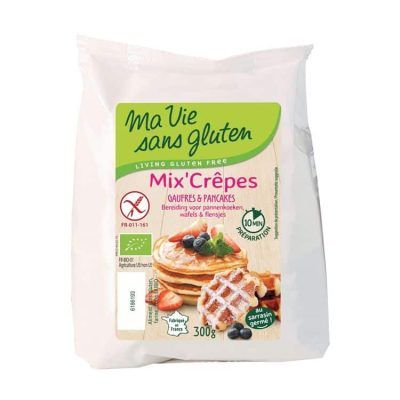 Органска безглутенска смеса за палачинки и вафли - 300 гр.