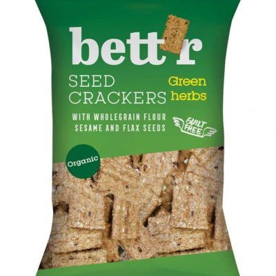 Органски крекери со билки и семиња - 150 гр.