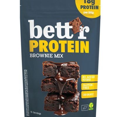 Органска  безглутенска смеса за протеинско браунис - 400 гр.