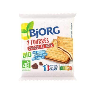 Органски бисквити со темно чоколадо - 50 гр.