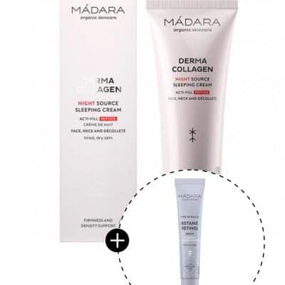 Ноќна крема за лице со пептиди – 70 мл. + мини подарок