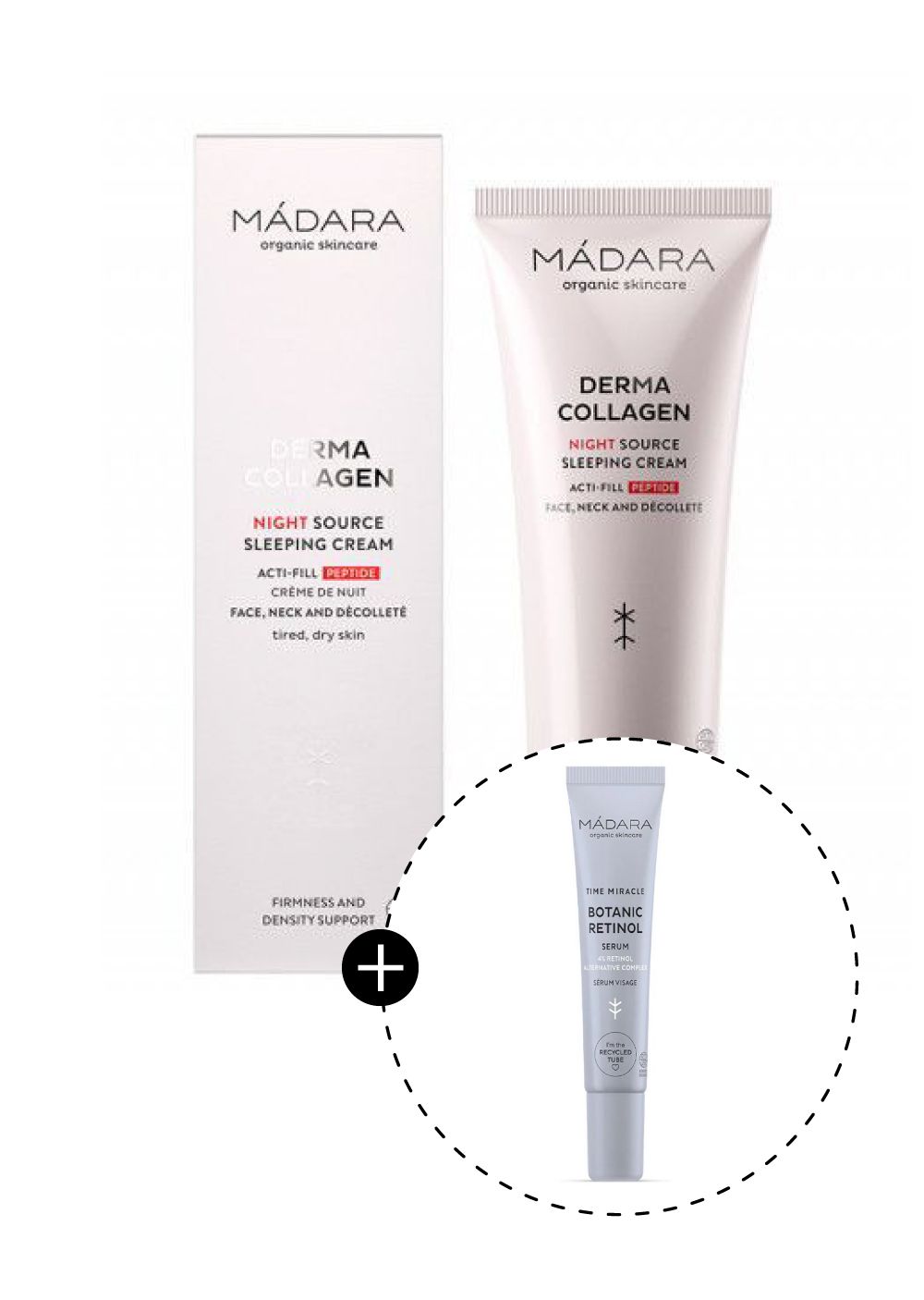 Ноќна крема за лице со пептиди – 70 мл. + мини подарок