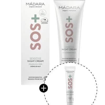 Ноќна крема за лице за сензитивна и иритирана кожа – 70 мл. + мини подарок