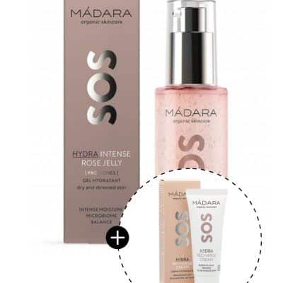 Гел за лице за хидратација на сува и иритирана кожа од роза – 75 мл. + мини подарок