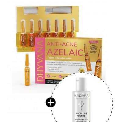 Ампули за лице со азелаична киселина – 7 х 2 мл. + мини подарок