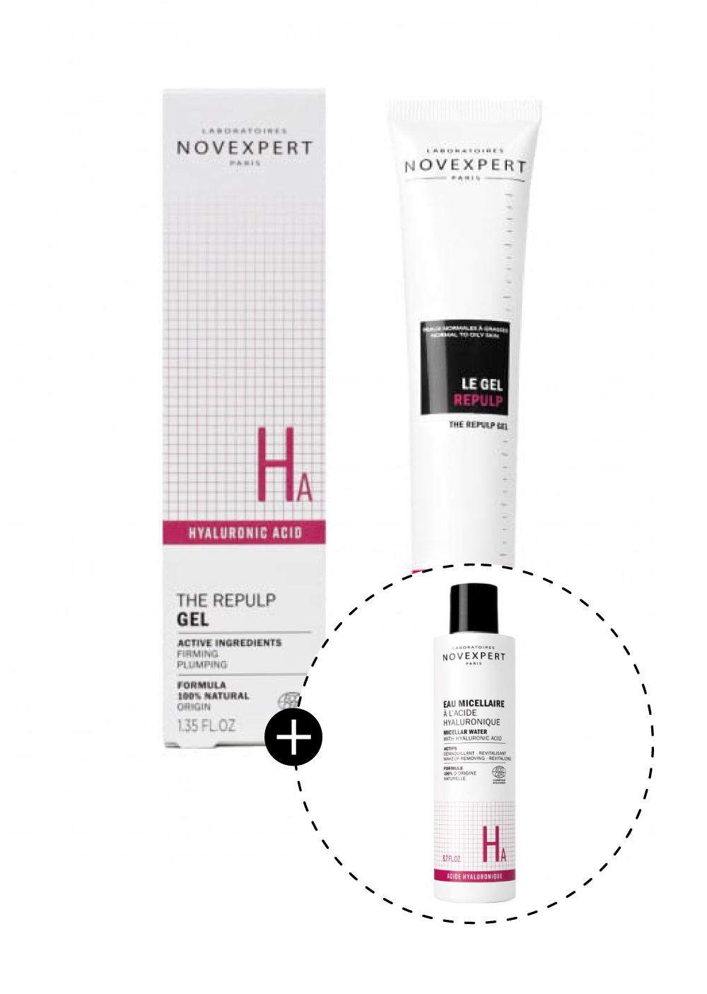 Гел за лице со хиалуронска киселина – 40 мл. + мини подарок