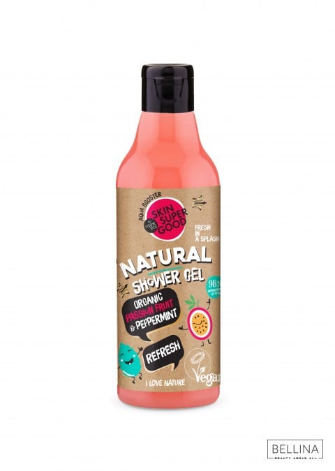 Освежувачки гел за туширање од маракуја и пеперминт - 250 мл.