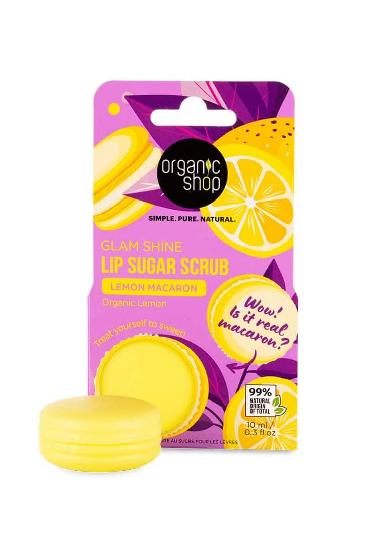 Lemon macaron пилинг за усни од лимон - 10 мл.