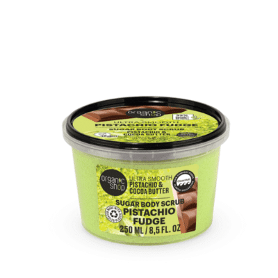 Pistachio Fudge пилинг за тело од ф'стак и какао путер - 250 мл.