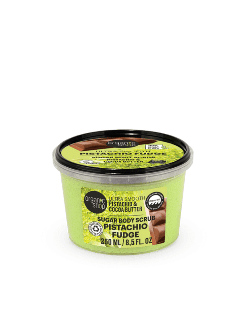 Pistachio Fudge пилинг за тело од ф'стак и какао путер - 250 мл.