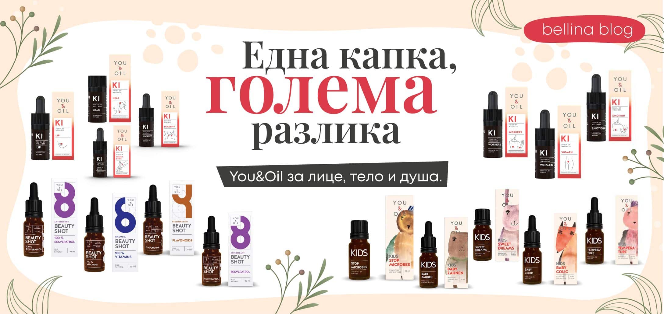 Допир на благосостојба во шише: Запознајте ги биоактивните мешавини од You&Oil