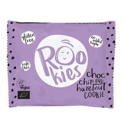 Органско безглутенско колаче со зрна од чоколадо и лешници - 40 гр.