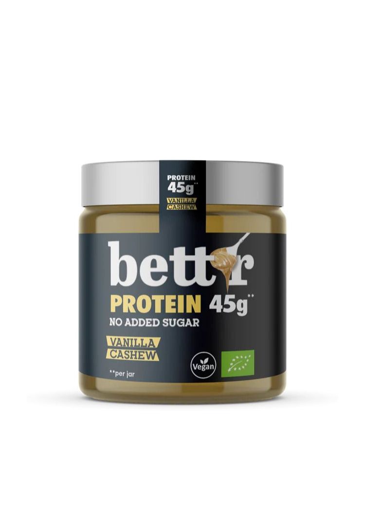 Органски протеински крем од ванила и индиски ореви без додадени шеќери - 250 гр