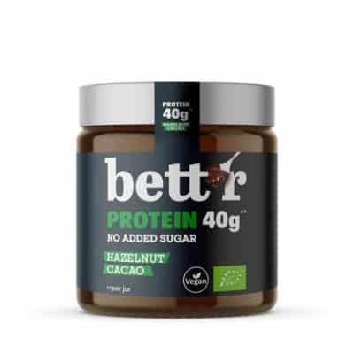 Органски протеински крем од лешници и какао без додадени шеќери - 250 гр