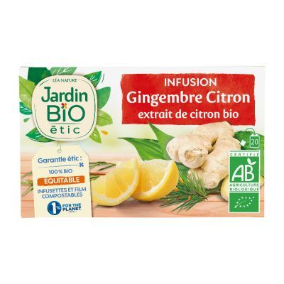 Органски чај од ѓумбир и лимон - 30 гр.