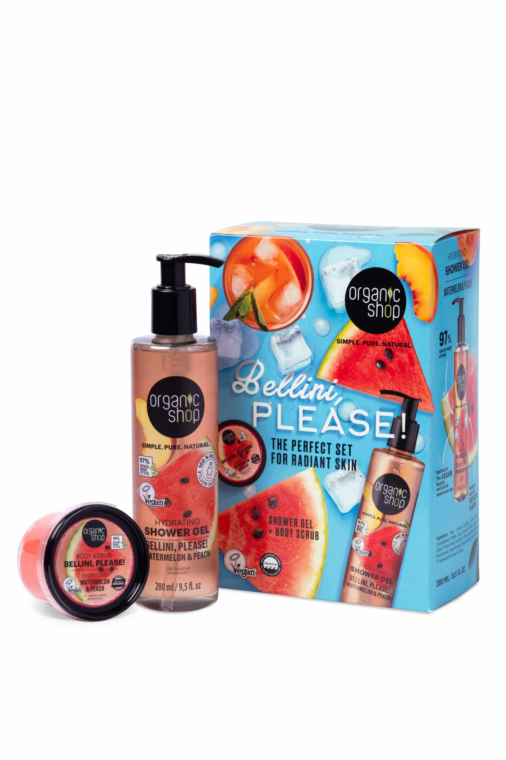 Bellini Please подарок сет - 280мл./100мл.