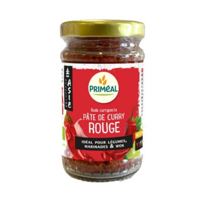 Органска црвена кари паста од црвени пиперки - 120гр.