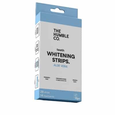 Ленти за избелување на сензитивни заби со алое x28