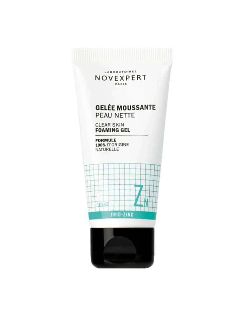 МИНИ пенлив гел за чистење на лице со три видови на цинк против акни - 30 мл.