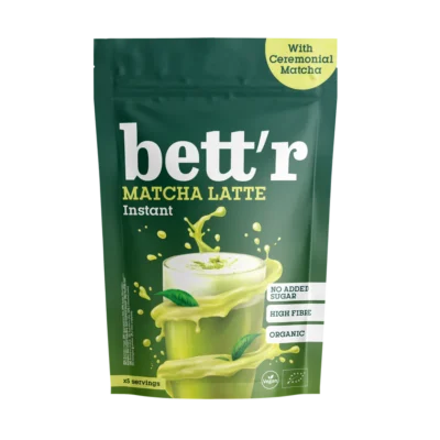 Органски инстант Matcha latte микс без додаден шеќер - 200 гр.